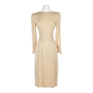 St. John for Saks Fifth Avenue Sweater Dress N/A Ivory